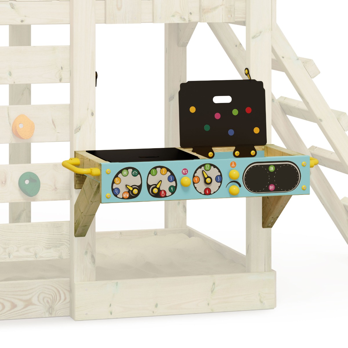 Wooden climbing frame TurboFlyer, swing | Wickey.co.uk