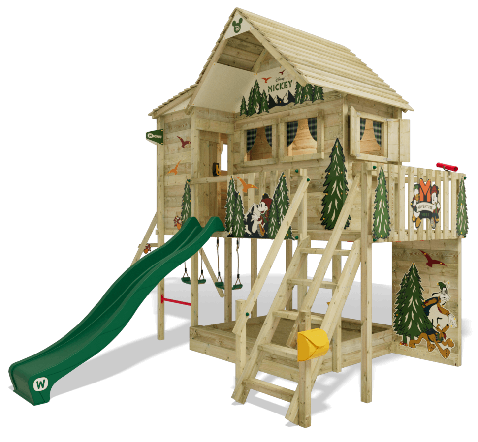 Disney's Mickey Mouse Outdoor Adventure - GreenHouse tower playhouse by Wickey