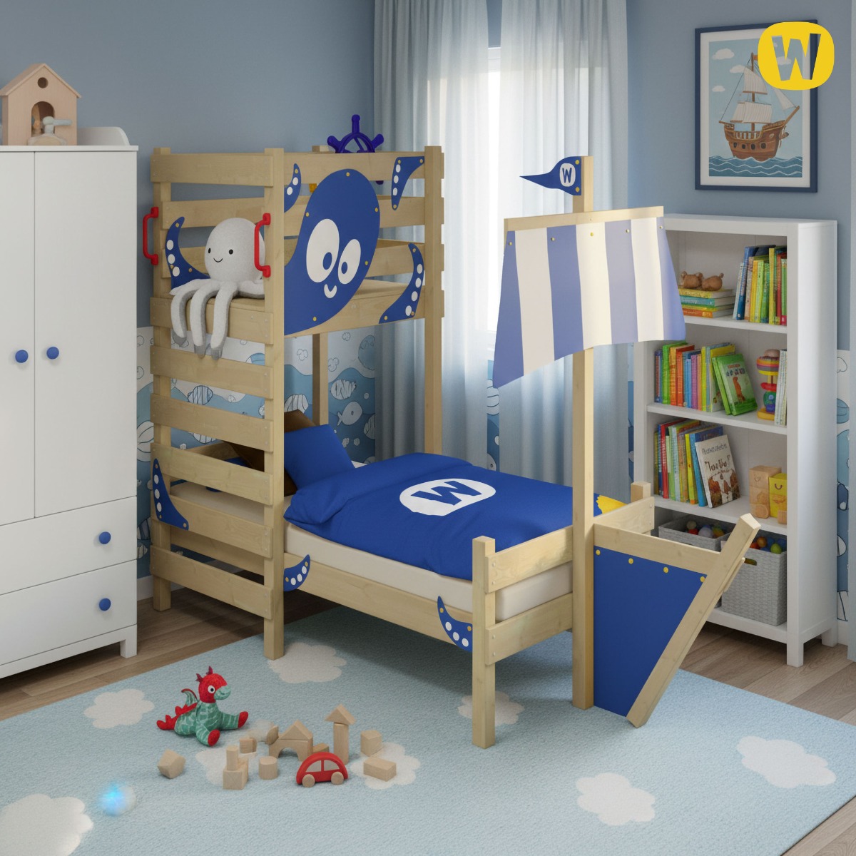 Children's bed Wickey CrAzY Bounty 630802_k