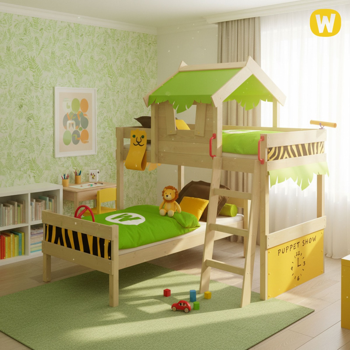 Bunk bed Wickey CrAzY Jungle 630729_k