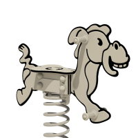 Spring rocker Wickey PRO donkey "Giggley"  100147_k
