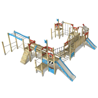 Climbing frame for kids' playground Wickey PRO MAGIC Conqueror  100375