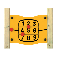 Wickey PRO Educate Numbers motor skills wall  100835_k