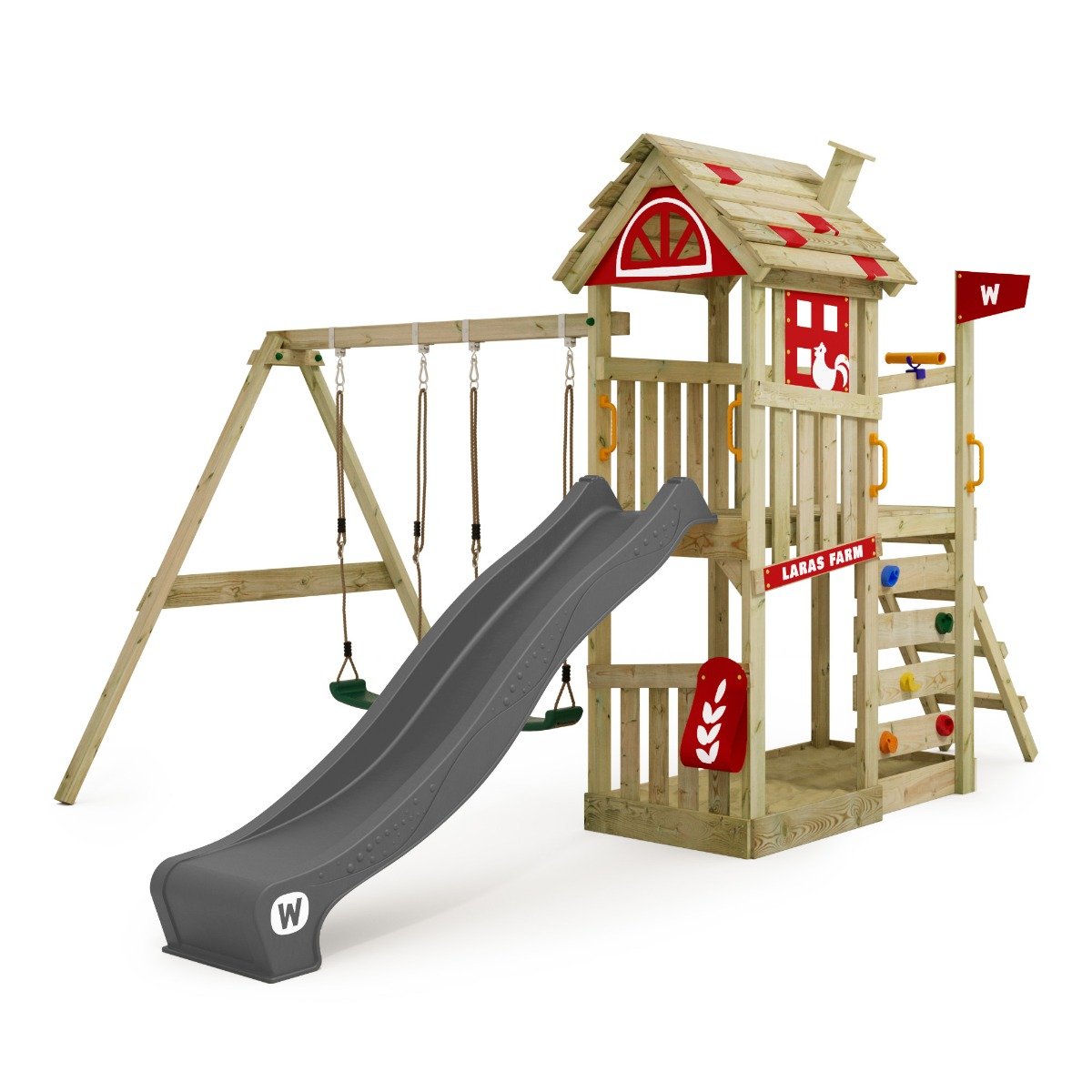 Climbing frame with slide FarmFlyer Wickey