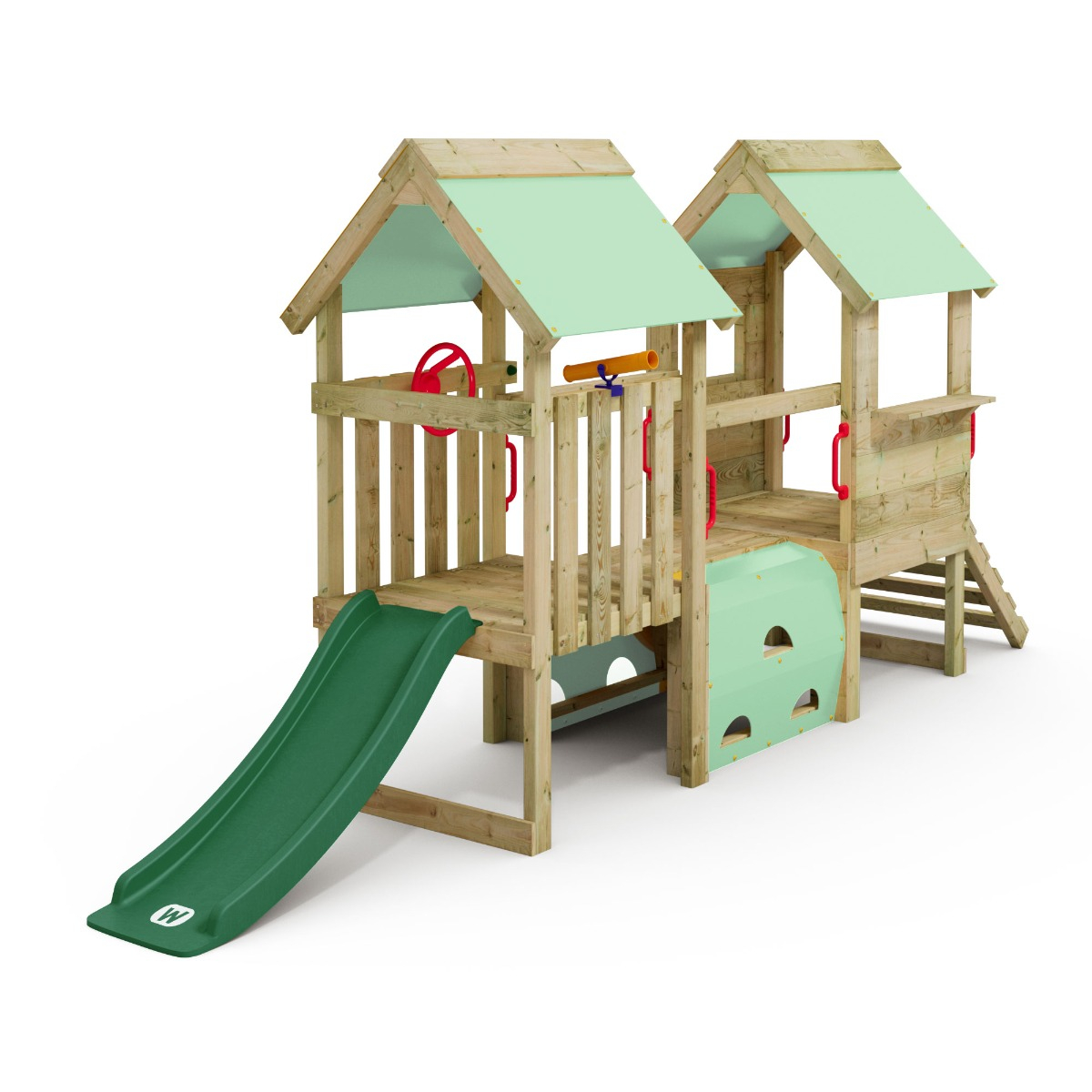 First Playground Wickey Playground Wickey Wooden Climbing Frame