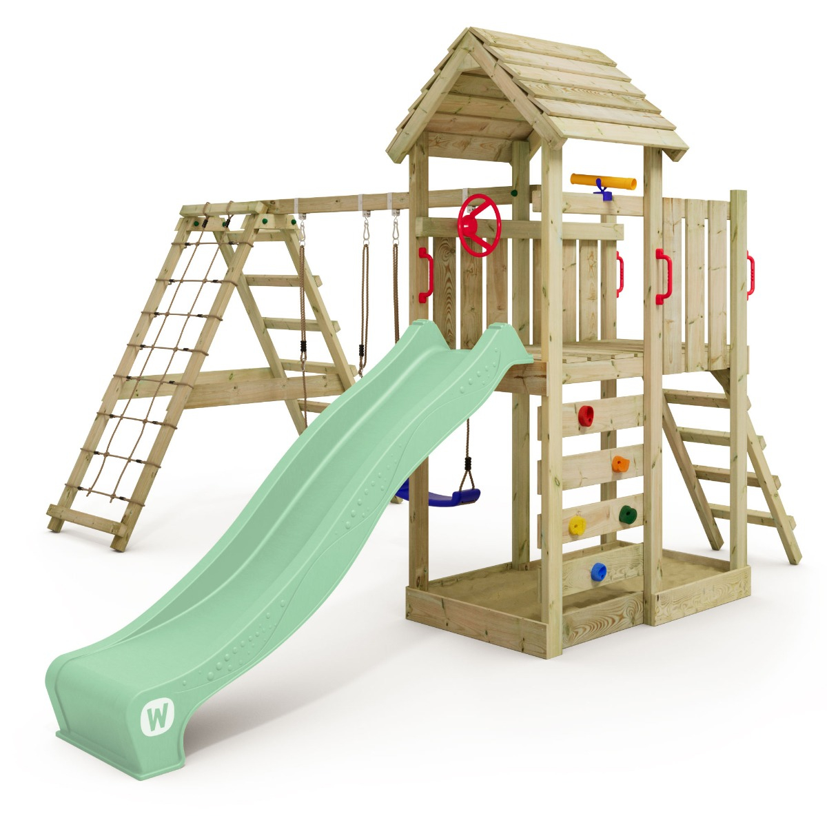 Rocket top climbing frame