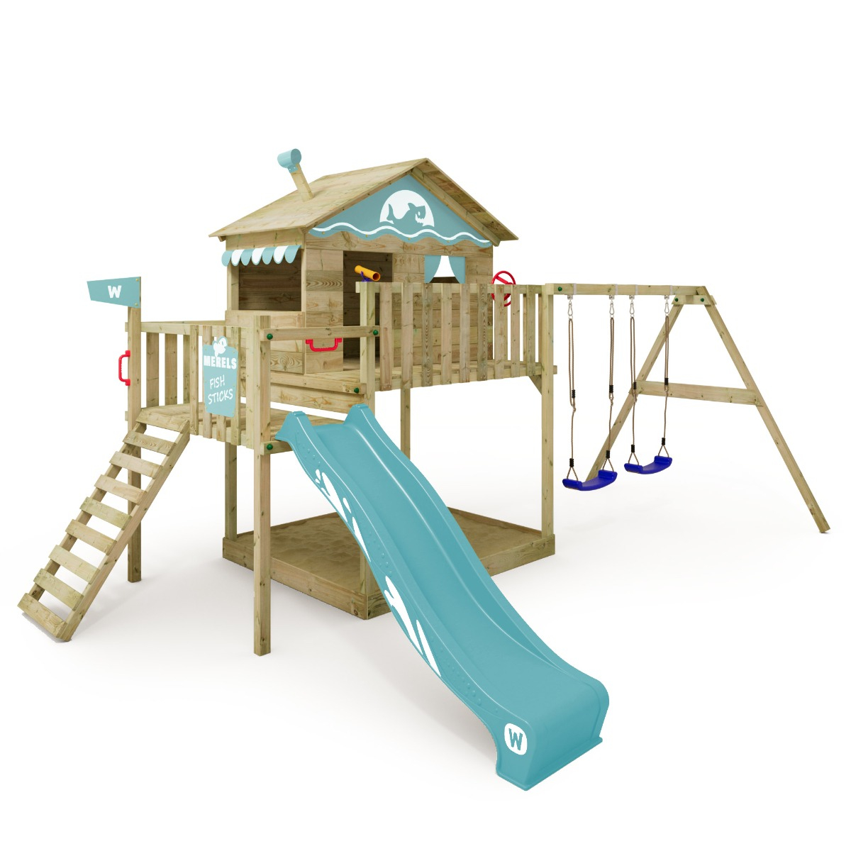 Climbing frame with double swing Smart Coast