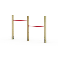 Double horizontal bar Wickey FIT Tumble 302  - horizontal bar length 125 cm  833464