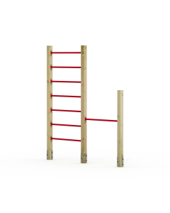 Wickey FIT Tumble 308 climbing ladder with single horizontal bar  833460_k