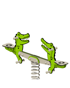 Duo spring rocker Wickey PRO crocodile "Tailey" (Anchor to be set in concrete)  100164