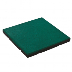 Rubber safety tile 50x50x4.5 cm incl. fixing pins  620668_k