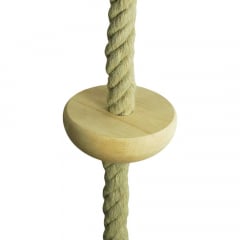 Climbing rope with wooden rungs 27 mm  620882