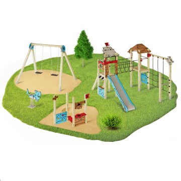 Complete public playground Wickey PRO MAGIC Treasure+  1005001