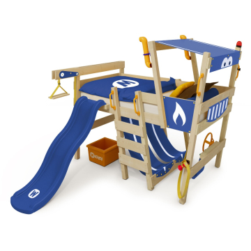 Loft bed with slide Wickey CrAzY Smoky  630760_k