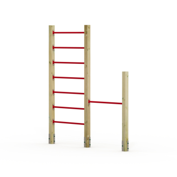 Wickey FIT Tumble 308 climbing ladder with single horizontal bar  833460_k