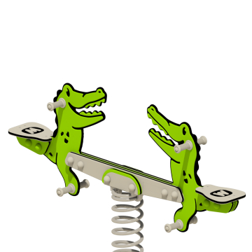 Duo spring rocker Wickey PRO crocodile "Tailey"  100163_k