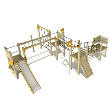 Wooden climbing frame Wickey PRO MAGIC Track  100361