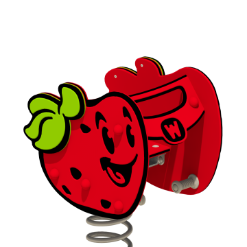 Wickey PRO "Juicey" strawberry spring rocker  100307_k