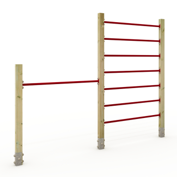 Climbing ladder with single horizontal bar Wickey PRO Tumble 318P  100701