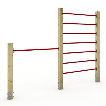 Climbing ladder with single horizontal bar Wickey PRO Tumble 318PX  100722
