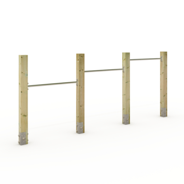 Triple horizontal bar Wickey PRO Tumble 423PX  100727