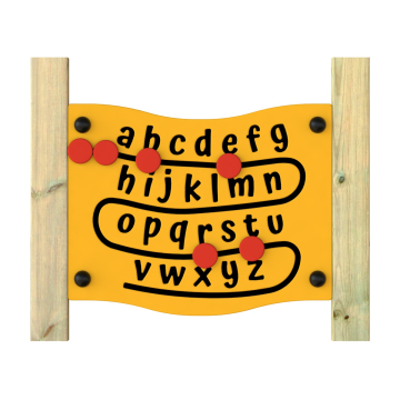 Wickey PRO Educate Alphabet motor skills wall  100827_k