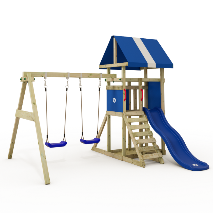 Climbing frame with swing and slide DinkyHouse Wickey
