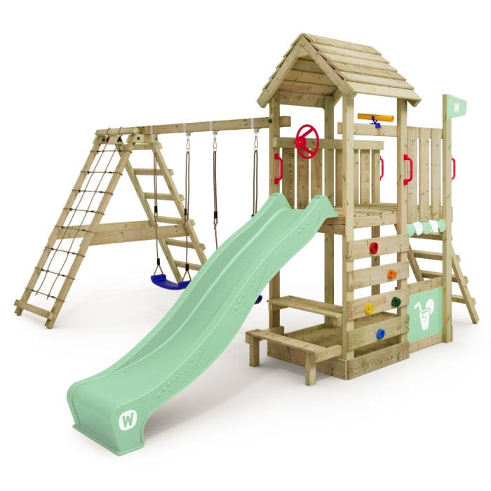 Climbing frame swing best sale set