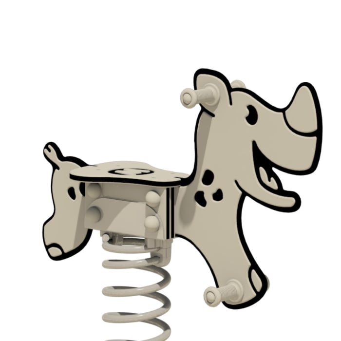 Rhino rocking horse clearance