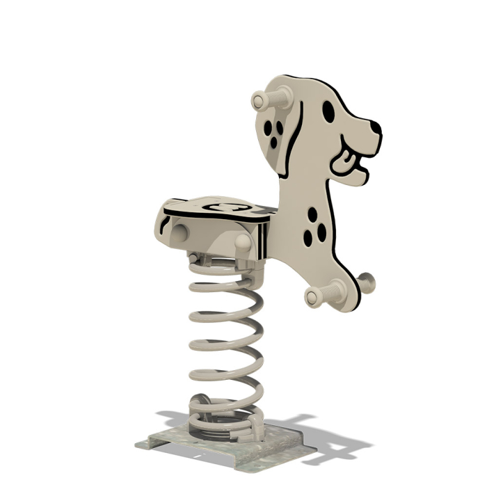 Spottey Dog spring rocker for playgrounds Wickey