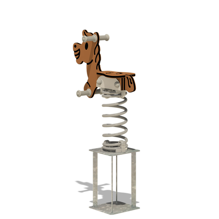 Bouncing horse 2025 on springs