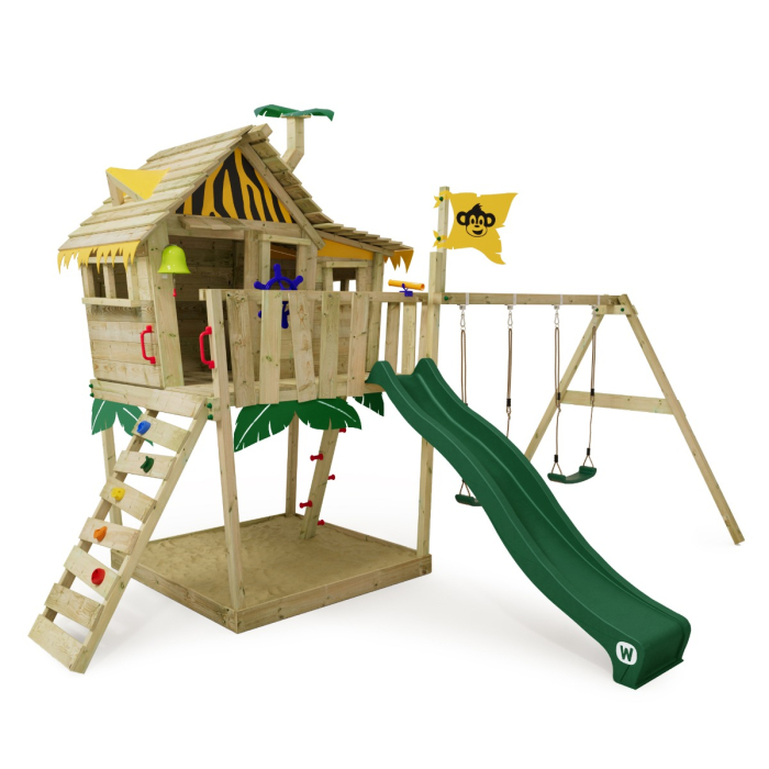 Climbing frame with playhouse Smart Monkey Wickey
