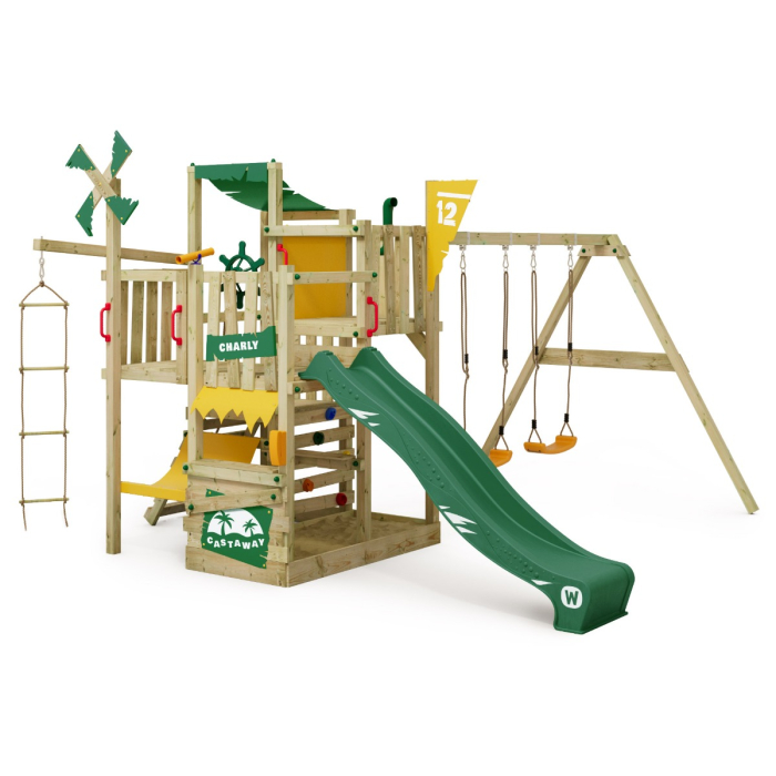 Climbing frame with slide Smart Paradise Wickey