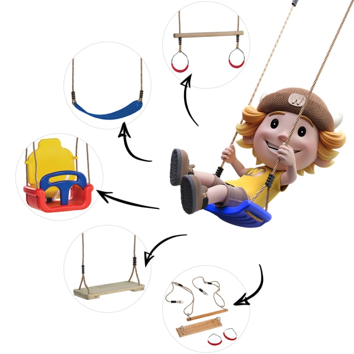 Personalise climbing frame or swing Wickey