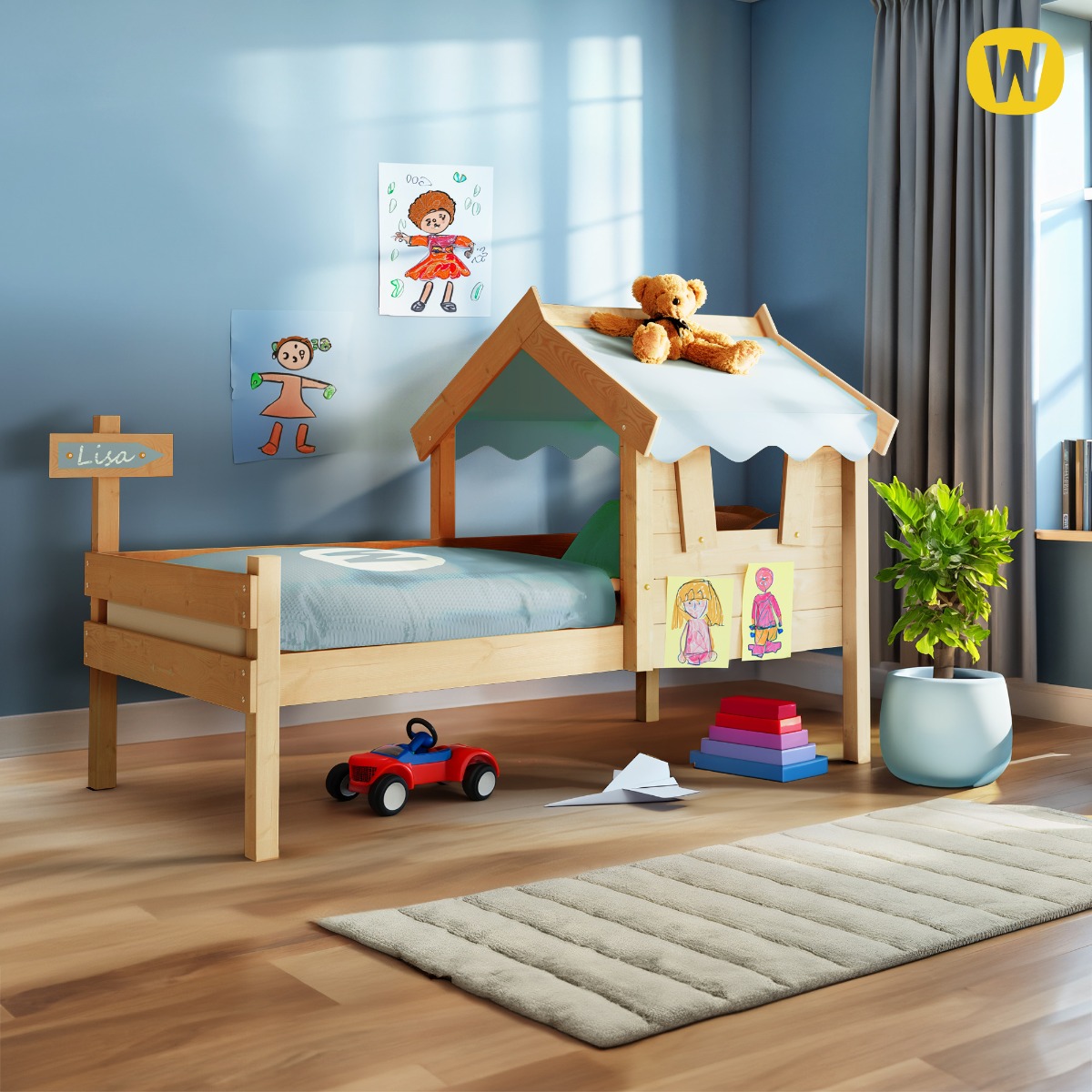 Children's bed Wickey CrAzY Sharky 630753_k