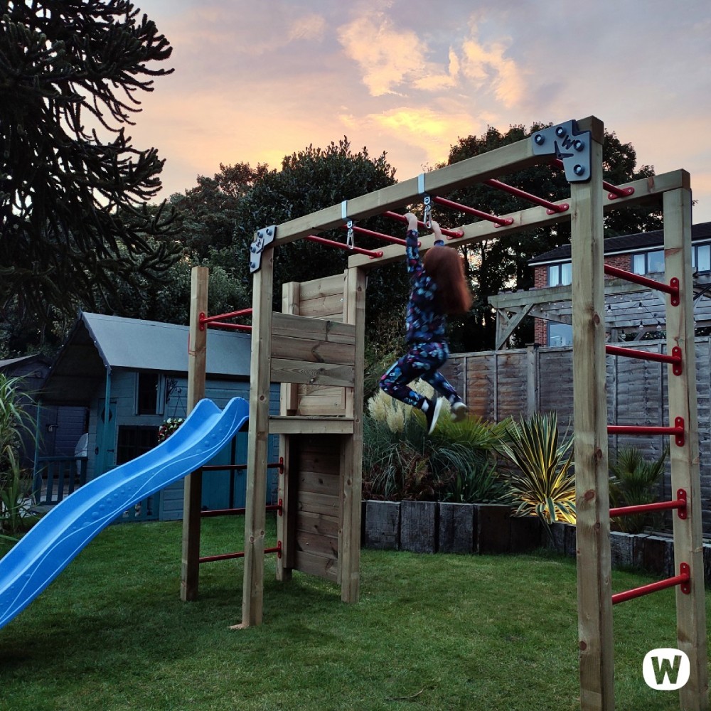 Wickey FIT Cross 662 climbing frame with rung ladder 833437_k