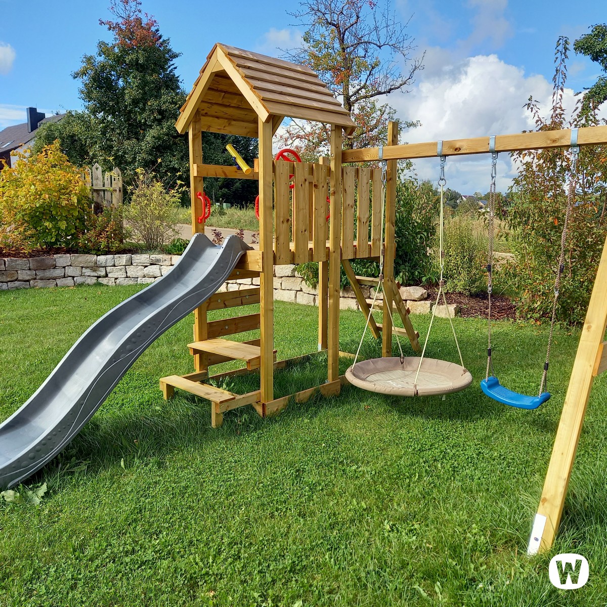 Climbing frame Wickey MultiFlyer with picnic table  826822_k