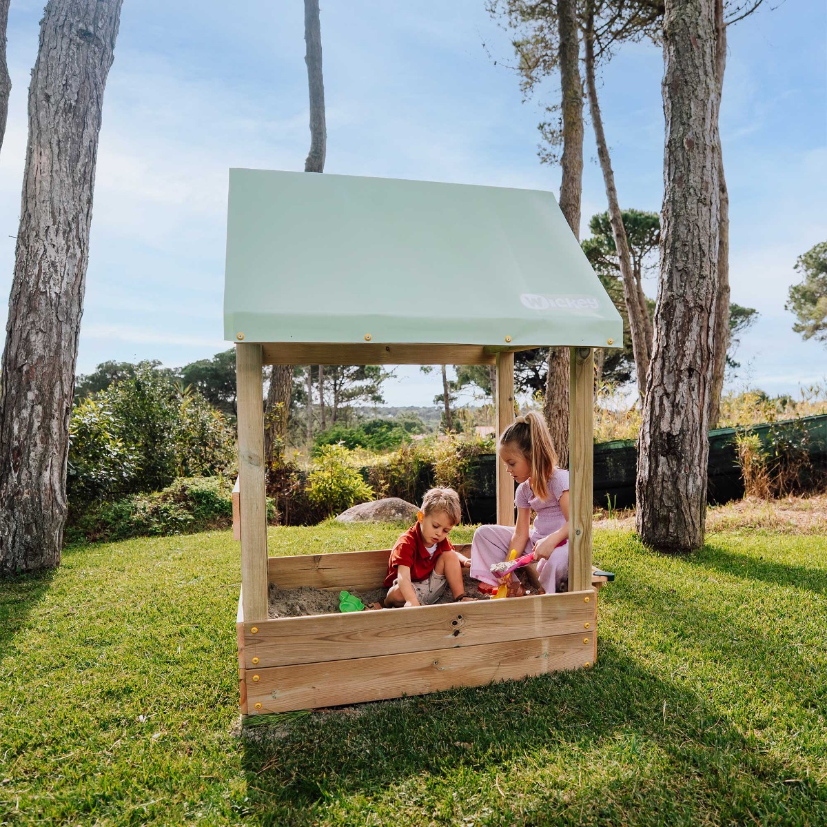 Wickey Dinky sandpit with roof (various sizes) 834734_k