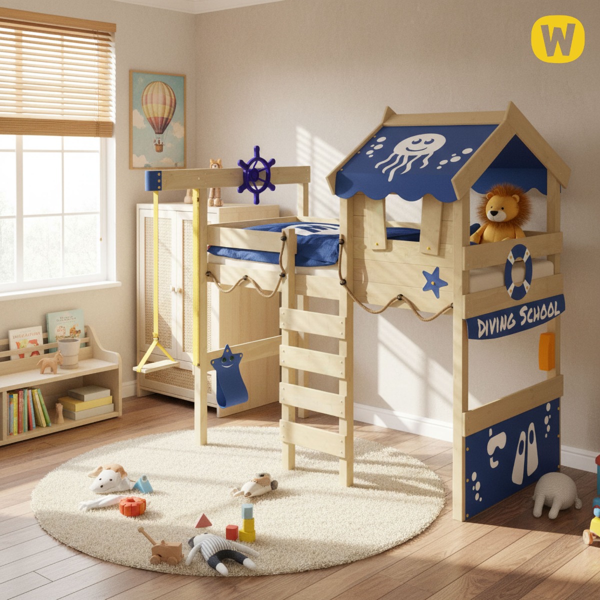 Loft bed Wickey CrAzY Jelly 630784_k