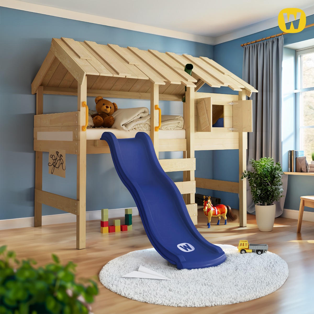 Loft bed Wickey CrAzY Lagoon 630836_k