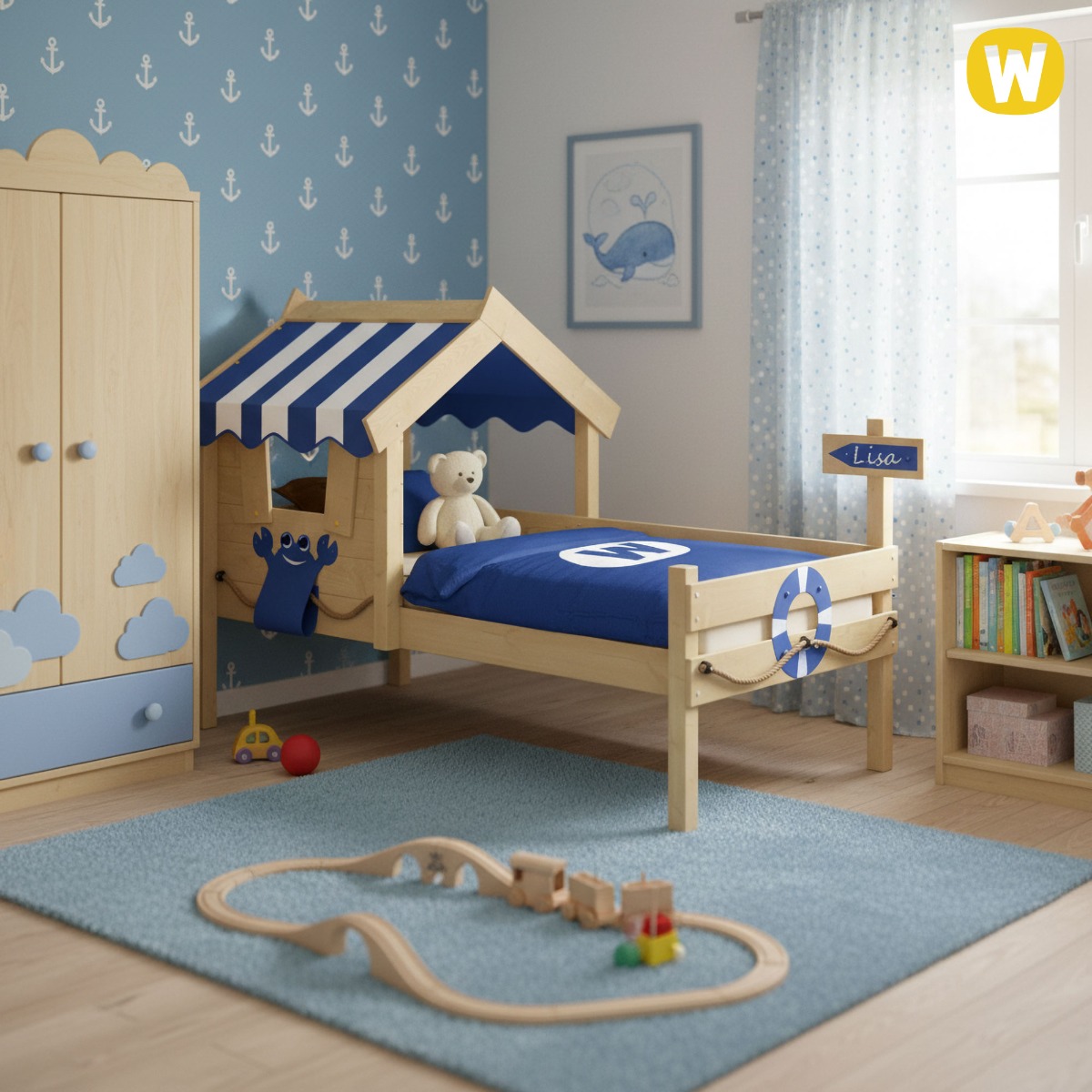 Children's bed Wickey CrAzY Sharky 630753_k
