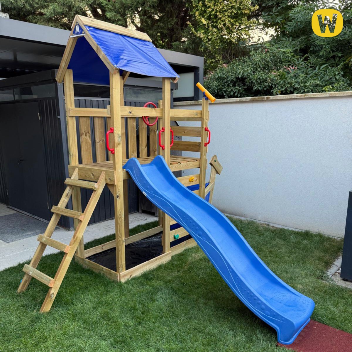 Climbing frame with slide Wickey SpookyFlyer 1000240_k