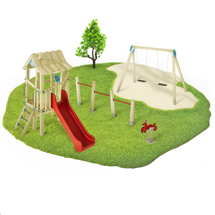 Complete commercial playground Wickey PRO GIANT Villa main product photo