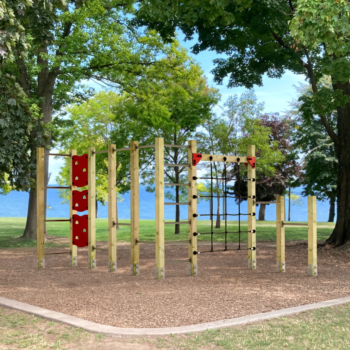 Parkour for the playground Wickey PRO Fit Stride  100964_k